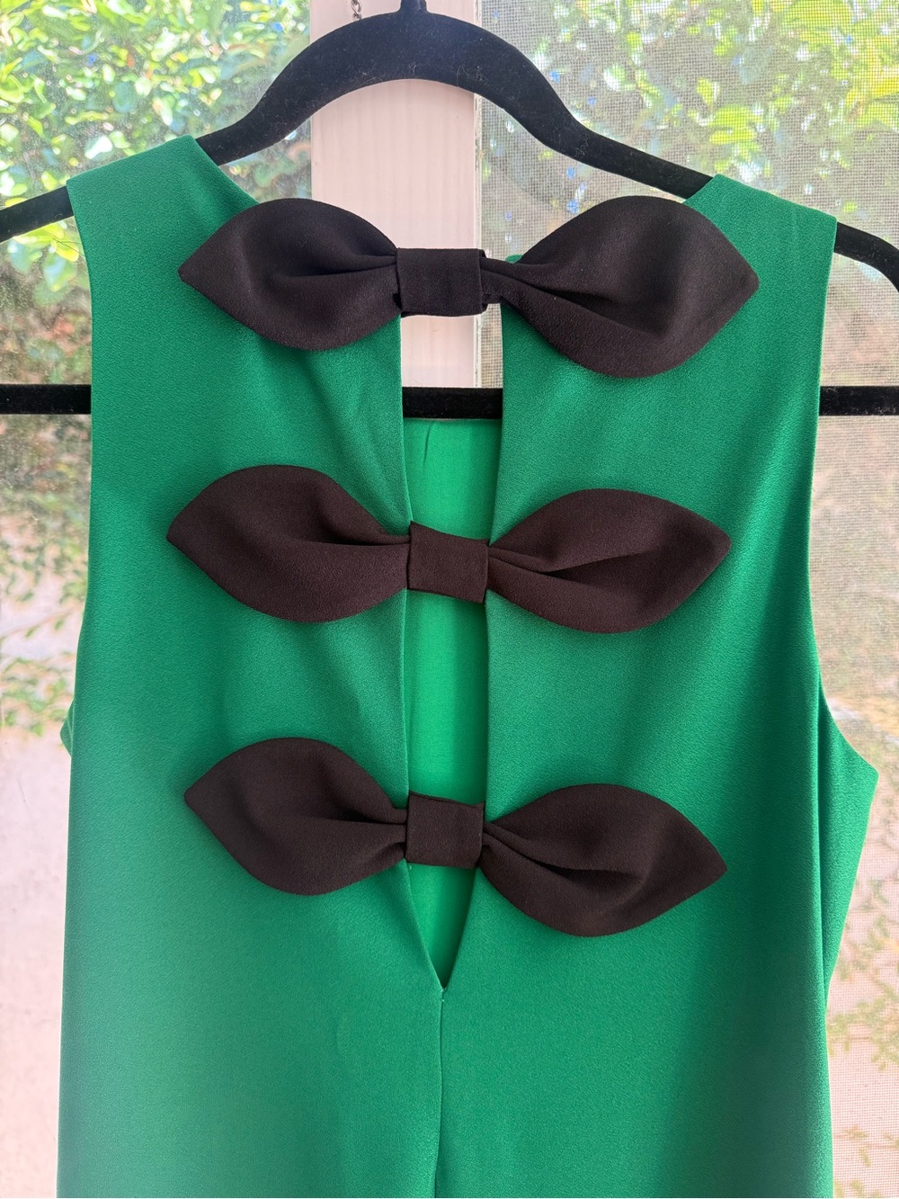 Cece Green Mod Bow Detail Maxi Dress with Pockets - Picture 4 of 16